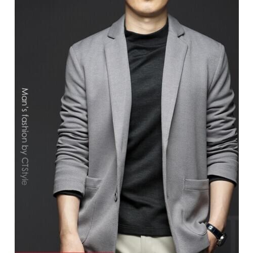 Autumn mens casual suits, fashion trends, handsome small suits, business jackets, autumn jackets, mens new trends