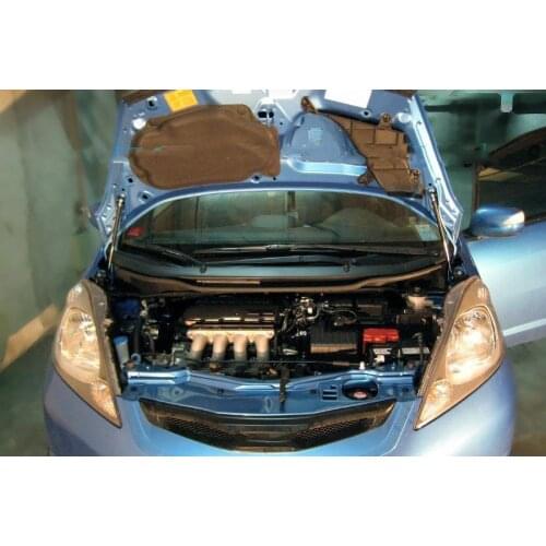 Front Hood Bonnet Gas Struts Lift Support Shock Damper Carbon Fiber For 2007-2013 Honda Fit Jazz GE6 GE9