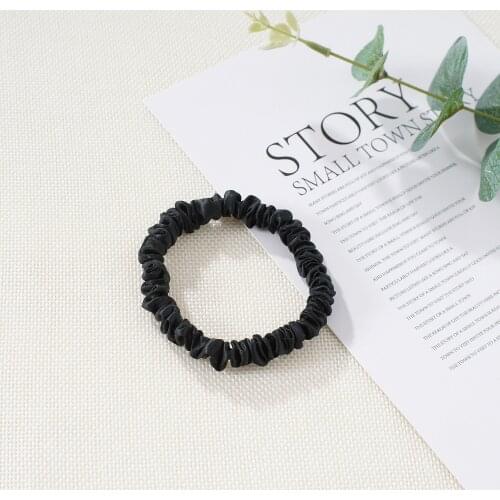 100% Pure Silk Hair Scrunchie Women Standard Hair Bands Pure Silk Sold by one pack of 5pcs 22MM