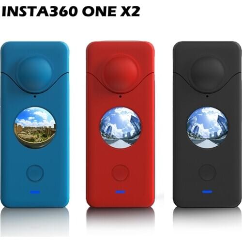 Insta360 one x2 Silicone Case Soft Cover Shell Dustproof Lens Cover Protective Sleeve For Insta360 one x2 Camera Accessories