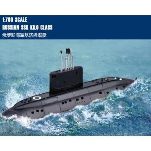 Trumpeter 87002 1/700 Scale Russian SSK KILO Class Boatship Assembly Model Building Kits Hobby Plastic Toys For Adults DIY