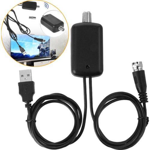 Antena Digital HDTV Signal Amplifier Booster for Cable TV Fox Antenna TV Fox Better Signal HD Channel 25db TV Booster Amplifier