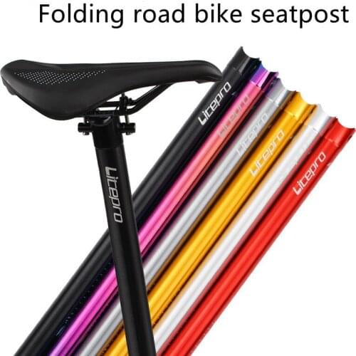 Bike Seat Post Folding Road Bike Dropper Seat Post Bike Suspension Bicycle Seatpost Bicycle Parts Aluminium Alloy CNC Seatpost