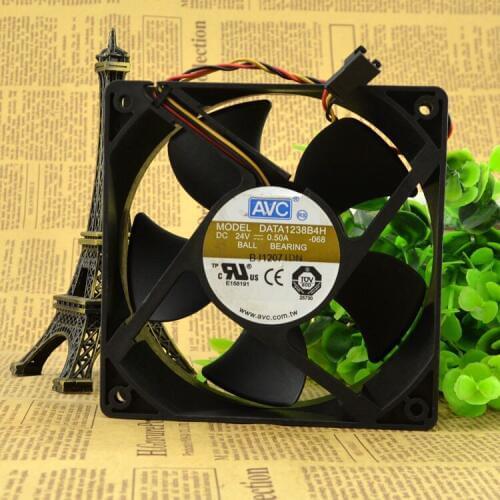 AVC DATA1238B4H 12038 24V 0.50A 12CM cooling fan