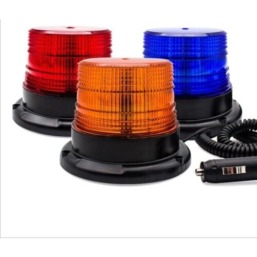 Waterproof Led Warning Light for Trucks Beacon Lights Highlight 12V/24V Magnetic Attraction Strobe Emergency Light