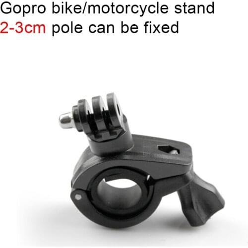Motorcycle Handlebar Clip Holder for Gopro Hero 8 7 6 5 4 SJCAM Camera Accessories Bicycle Handlebar Mount Clamp 360° Rotation