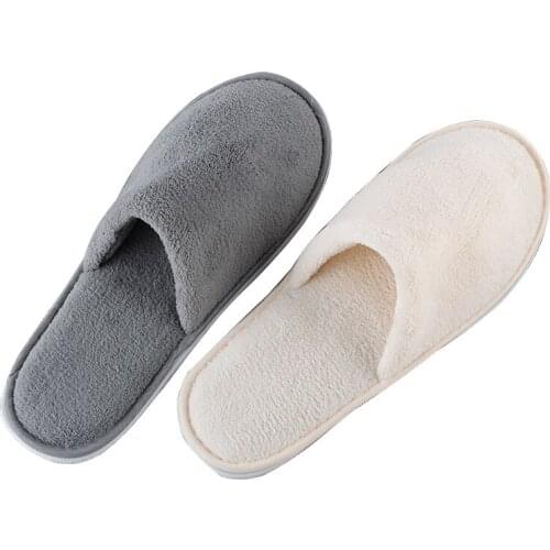 10Pairs Slippers Hotel Travel Slippers Sanitary Party Home Guest Use Shoes Cover Suitable 38-45 Size Disposable Slippers E12054