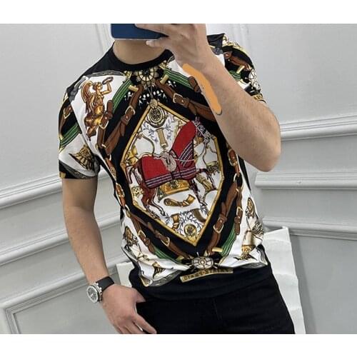 2020 20fw winter autumn brand floral print pullover famous sweatshirts for men royal style punk gothic