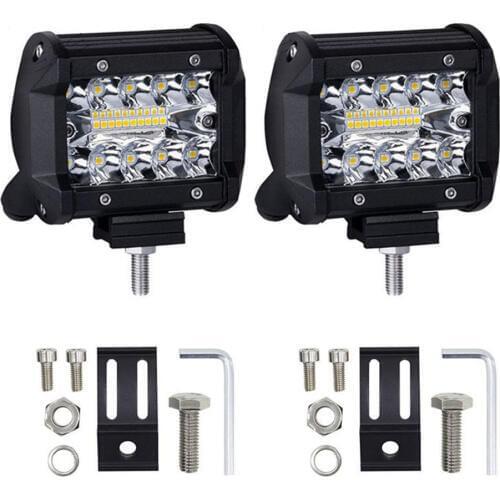 Car Accessries 4 inch 60W Waterproof LED Light Bar Combo Beam for Work Driving Offroad Boat Car Tractor Work Light