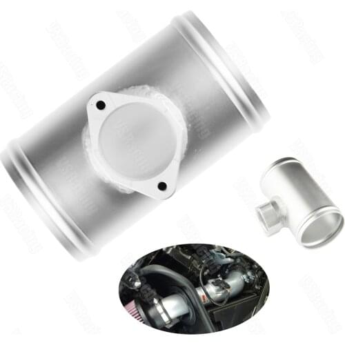 Car Aluminium Mass Air Flow Sensor Adapter MAF Air Intake Mount For Cadillac Nissan Volkswagen Audi Air Intake Meter Mount 70mm