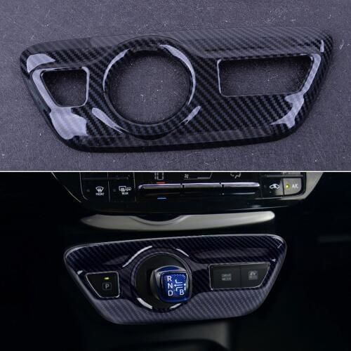 Beler ABS Car Interior Console Gear Shift Box Panel Cover Trim Frame Fit For Toyota Prius Hatchback 2019 2020