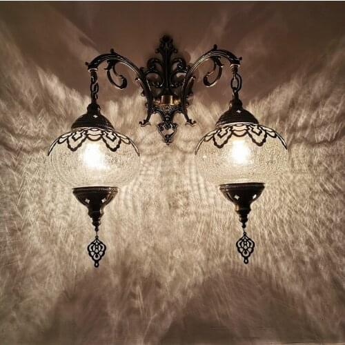Restaurant Hotel Homestay Cafe Decorative Hollow Ice Crack Wall Lamp