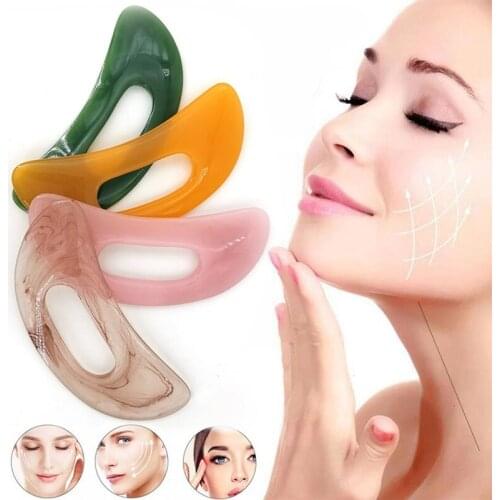 1Pc Guasha Board Natural Stone/Synthetic Resin Tool Scrpy aping Board Massage Tool Guasha Massage Board Scraper Massage Thera