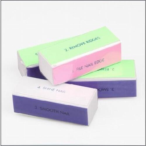 Hot sell Sponge emery board buffers Magic buffing polishing compound sand nail file as nail care tool product