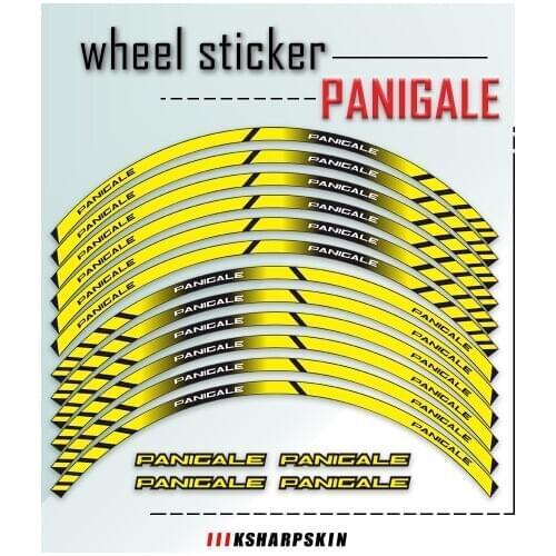 Hot Sale Motorcycle Stickers Wheel Sticker Front Rear Decals Reflective Waterproof Decal for DUCATI PANIGALE 959 899 1299 v2 v4