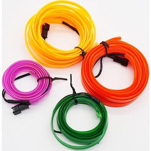 Haoyuehao 3M car led interior decoration inside the car atmosphere interior decoration lamp belt seam type 10 color is optional