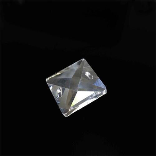 14mm 100pcs Crystal Square Beads For Wedding Decoration Big Promotion
