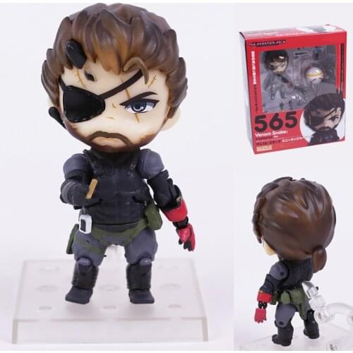 Metal Gear Solid V The Phantom 565 Venom Snake Sneaking Suit Ver. ABS/PVC Action Figure Toy Doll (face can changed)