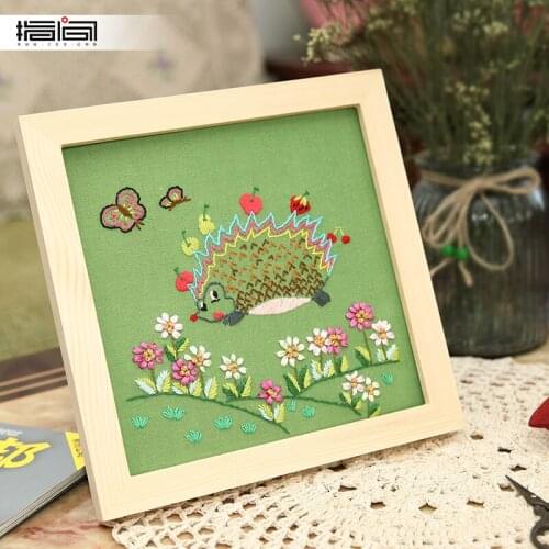 DIY handmade embroidery decoration painting kit semi-finished embroidery needlework sets pattern customization