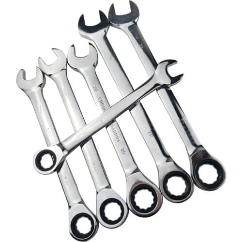6-32MM Ratchet Combination Metric Wrench Set Fine Tooth Gear Ring Torque and Socket Wrench Set Nut Tools for Repair Wrench
