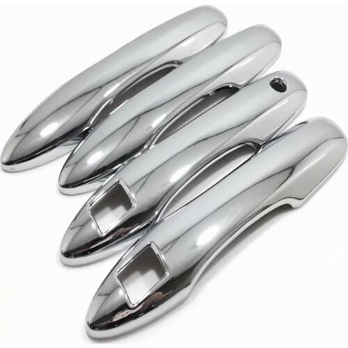 Door Handle Door Bwol Cover Trims ABS Chrome Sticker Decoration Car-Styling Accessories For Toyota Corolla Hatchback 2018 2019