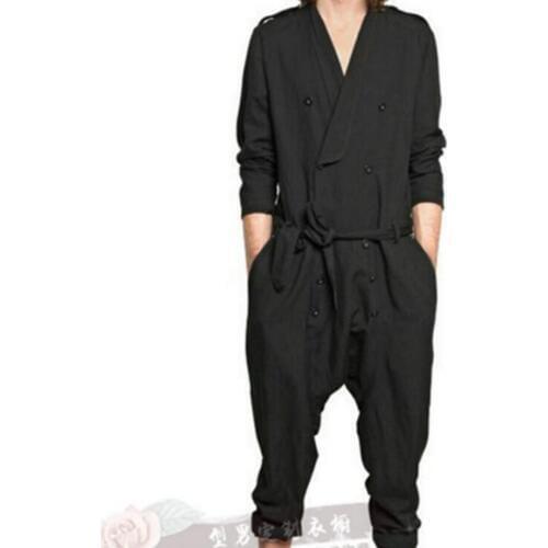 27-44 New 2017 Mens clothing GD Hair Stylist fashion Personality jumpsuits trousers bodysuit plus size Singer costumes