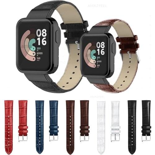 Genuine Leather Bracelet For Xiaomi Watch Lite Strap Comfortable Watch Strap For Xiaomi Mi Watch Lite Band Redmi Bracelets