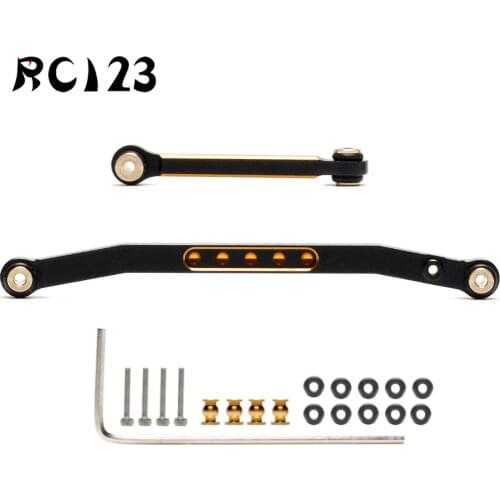 Aliuminum Alloy Steering Tie Rod Links for Axial SCX24 AXI00002 AXI00001 AXI90081 1:24 RC Cars Upgrade Parts 1 set #AXI31614