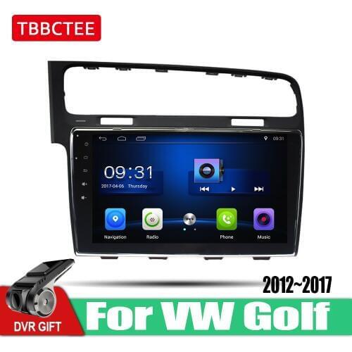 TBBCTEE Android Car GPS Multimedia Player For Volkswagen VW Golf 7 2012~2017 car Navigation radio Video Audio Car Player WiFi