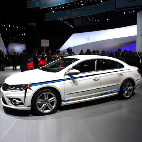 Customzied Universal Whole Set Doors Waist Line Stickers For Volkswagen CC Jette Bora Polo Golf 6 7 BA079