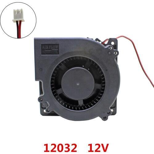 5pcs/lot 12032 blower Cooling fan DC 12V centrifugal Turbo Brushless Fans cooling Fan cooler radiator