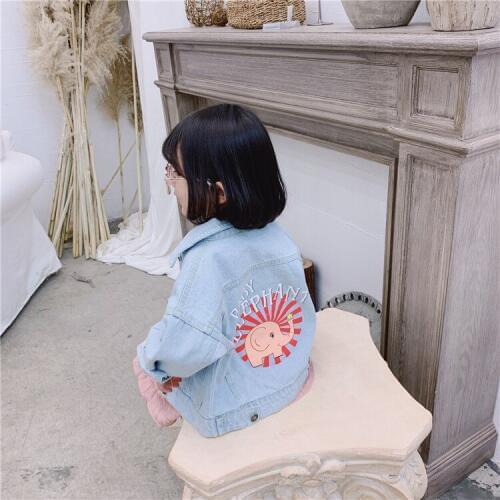 Spring Brand New Kids Casual Denim Jackets for Boys and Girls High Quality Fashion Monogrammed Embroidery Jeans Jacket Wholesale
