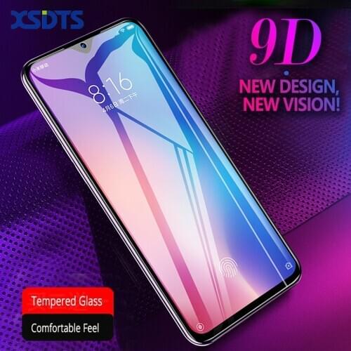 9D Curved Full Cover Protective Glass On The For Xiaomi Redmi Note 8 Pro 8T Tempered Screen Protector Redmi K20 K30 Glass