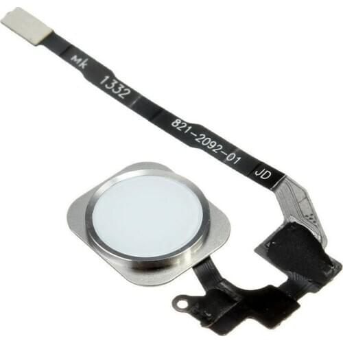 Replacement Parts White Home Button Touch ID Assembly Flex Cable Compatible iPhone 5S /SE