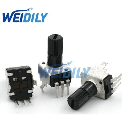 5PCS/LOT RV09 B5K B502 Potentiometer Adjustable Resistance 12.5mm Shaft 3 Pins 0932 Vertical adjustable trim pot WH09