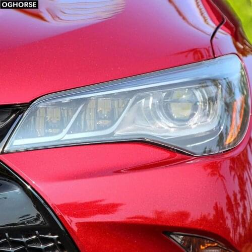 2 PCS Car Headlight Self Healing Protective Film Transparent TPU Decal Sticker for Toyota Camry 2019 2020 XV70 2014-On NMS XV50