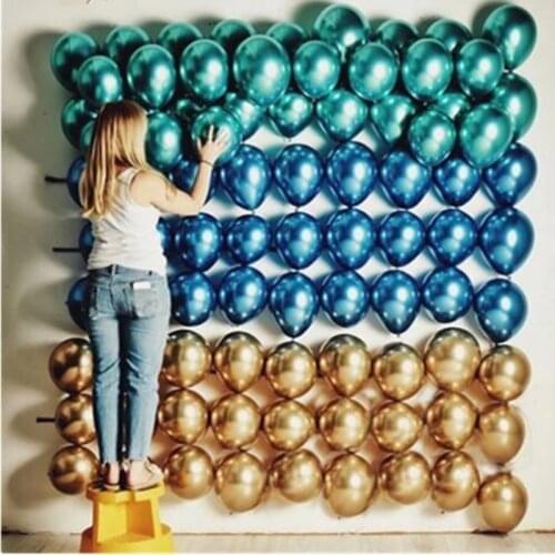 300pcs 5/10 /12inch Chrome Latex Helium Balloons Wedding Happy Birthday Party Decor Air Globos Thick Pearl Air Ballon Supplies