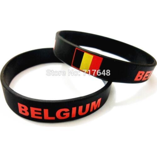 300pcs Belgium silicone bracelets free shipping by FEDEX