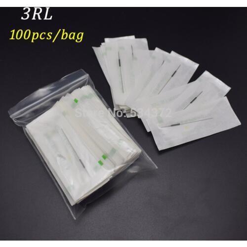 3R X100PC/Box Permanent Makeup Eyebrow Pen Machine Needles Free Shipping