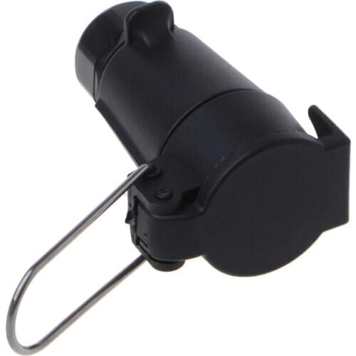 7 Pin Waterproof Plugs Socket Adapter Tow Hook Towing Trailer Wire Connector E7CA