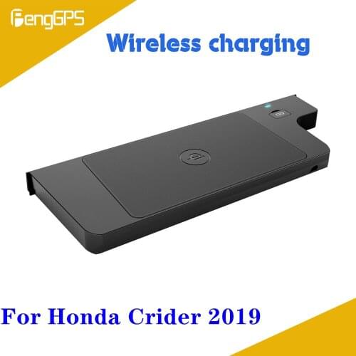 Quick Wireless Charger For Honda Crider 2019 Fast Mobile Phone 10W Hidden Car Dashboard Holder Charging Pad
