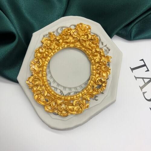 European border silicone mold fondant sugar decoration tools drop glue handmade mold rest toy molds