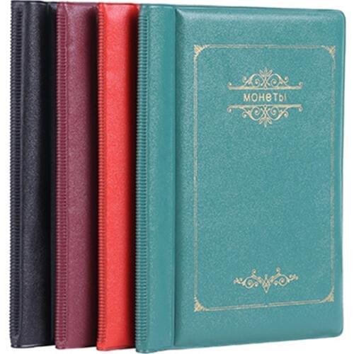 Hot Fashion Style 120 Openings Coins Holders Album Book Collecting Money Organizer Storage Bags Mini Penny Coin Storage Bags