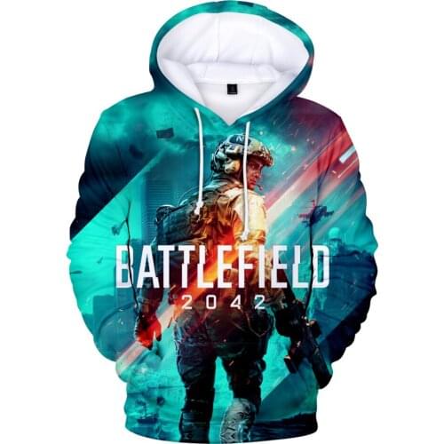 Trend Game Battlefield 2042 3D Printed Fashion Kids Hoodies Sportswear Hip Hop Women/Men Pullovers Kawaii Streetwear Clothing
