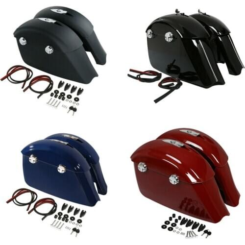 Motorcycle Saddlebags Electronic Latch Lid For Indian Chieftain Dark Horse 2016-2018 Chieftain 2014-2017 Springfield 2016-2018