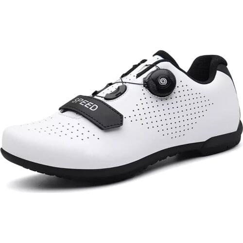 Mens Professional Road Cycling Shoes Womens Outdoor Mountain Bike Shoes No Lock Rubber Bottom Breathable Antiskid Riding shoes