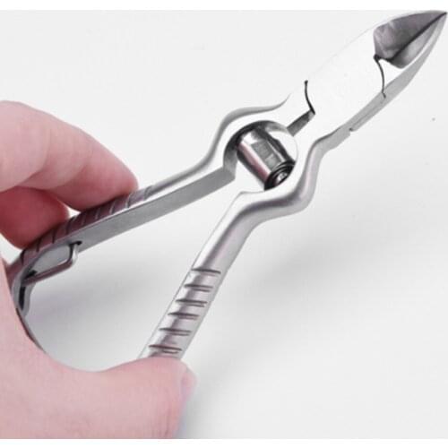 New Stainless Steel Thick Hard Toe Nail Clippers Plier Heavy Duty Pedicure Tools Gourd Shape Cuticle Scissor Medical Sissors