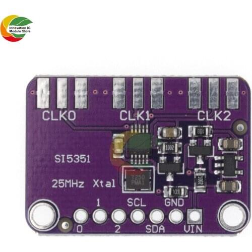 CJMCU 5351 Si5351A Si5351 Clock Signal Generator Breakout Board For Arduino IDE I2C Controller SMA Connector 3.3V LDO Regulator