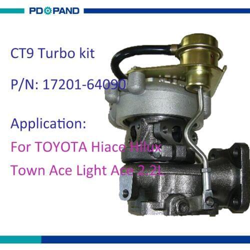 Supercharger turbocharger turbo parts 17201 64090 for Toyota Hiace Hilux with 3C-TE 3C-T 3CTE diesel engine 2.2L 8V