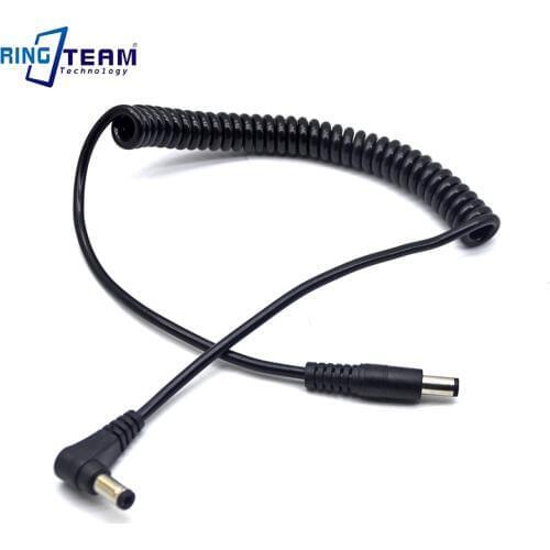 V Mount Battery Plate Base Holder Retractable Spring Right Angle 5.5x2.5mm Power Cable for Blackmagic Cinema Camera BMCC BMPC